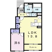 サンリット平原 Ⅱの間取り画像