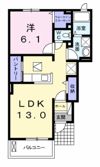 プレゾンⅠの間取り画像