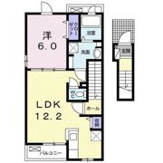 グランローゼ加屋Ⅱの間取り画像