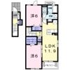 ムーネル セニーヤー Ⅱの間取り画像