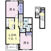 ヴェルソー有本Ⅱの間取り画像