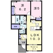 ローズ・ヘレンの間取り画像