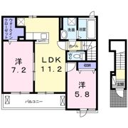 サイレンスヴィラⅡの間取り画像