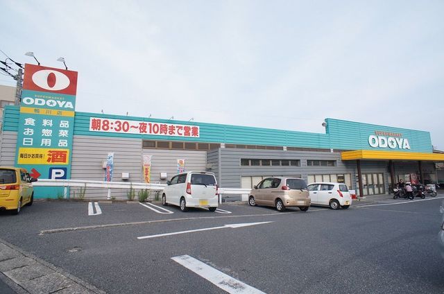 近くのおどや鴨川店まで650m（徒歩9分）