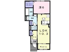 ラリュールの間取り画像