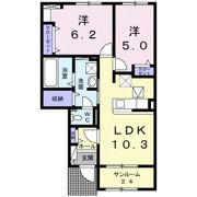 ラリュールの間取り画像