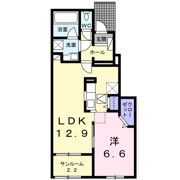 ブルースカイ Ⅲ Aの間取り画像