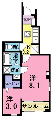 ソニオの間取り画像