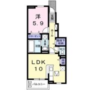 アンソレイエの間取り画像