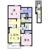 シェルブルーⅢ Bの間取り画像