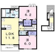 ラインアパート Ⅱの間取り画像