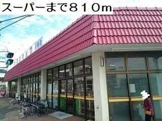 近くのスーパーまで810m（徒歩11分）