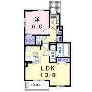 エクセリア立木Ⅰの間取り画像