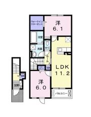 サンテラス中央Ⅱの間取り画像