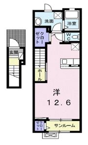 サクラメント・スクエア Bの間取り画像