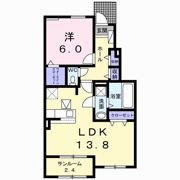 ヒルズポローニア Aの間取り画像