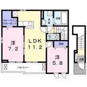 RiriaⅦ Ⅶの間取り画像
