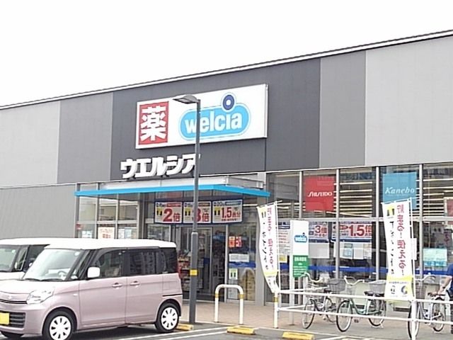 近くのドラッグストアまで260m（徒歩4分）