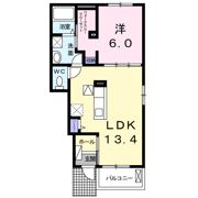 チリエージョⅠの間取り画像
