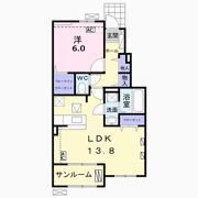 オークフィールドの間取り画像