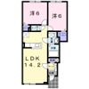 カナール ヴィレ Dの間取り画像