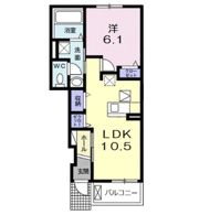ミルト長浜C棟の間取り画像