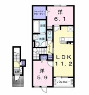 トーサムポロⅡの間取り画像