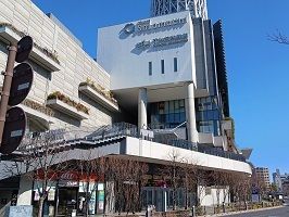 近くの東京ソラマチまで535m（徒歩7分）