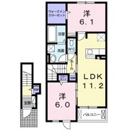 モデルノカーサ Bの間取り画像