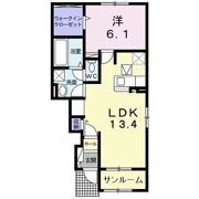 ラ フローナ Ⅱの間取り画像