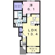 グラース・アビタシオンAの間取り画像