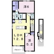 ベルヴィー 寺の前の間取り画像