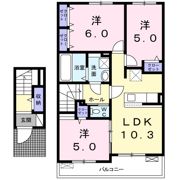 エクシアⅠの間取り画像