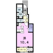 キャトルセゾン北久米 Ⅲの間取り画像