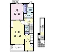 セレッソ花畑Ⅱの間取り画像