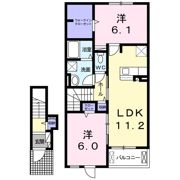 リアンAの間取り画像