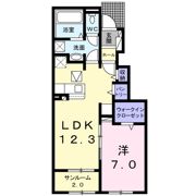 ブリッサ 北方の間取り画像