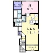 blossom Aの間取り画像