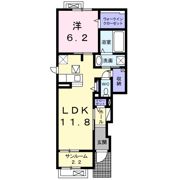 サンアヴェニューⅡの間取り画像