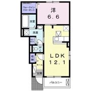 エレガンス ケリー Ⅰの間取り画像