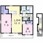 プロムナードメゾン弐番館 Dの間取り画像
