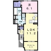 グルック上村の間取り画像