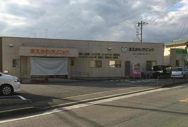 近くのまえかわクリニックまで550m（徒歩7分）