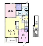 アーイラ みなみ H－1の間取り画像