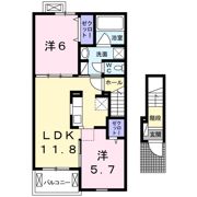 ボニート西本町の間取り画像