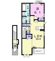 フィオーレⅡ（fiore）の間取り画像