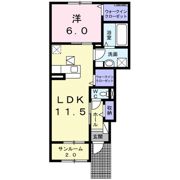BELLE・CASA Bの間取り画像