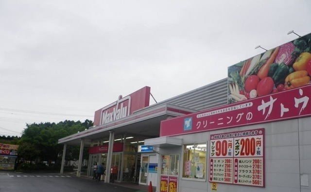 近くのマックスバリュまで9,100m(徒歩114分)