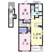 アルモニー八代Ⅱの間取り画像