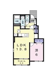 ルーク Ⅰの間取り画像